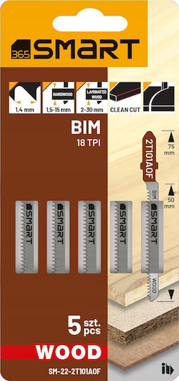 Πριόνι Smart Ξύλο 18tpi 5τεμ Smart