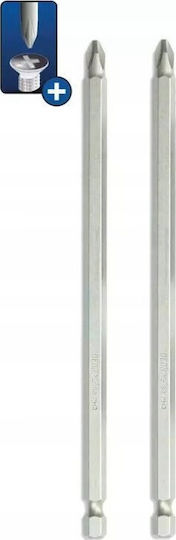 Dedra Μύτες Κατσαβιδιού Ph2x155mm 2τμχ Blister #ded7158