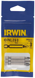 Irwin Bit-Set 3-tlg. 50mm Ph1 Ph2 Ph3 Blister