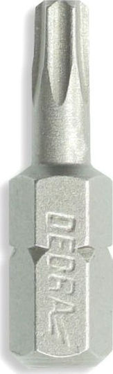 Dedra Torx Screwdriver Bits T30x25mm 10pcs Plastic Box 18a03t300-10