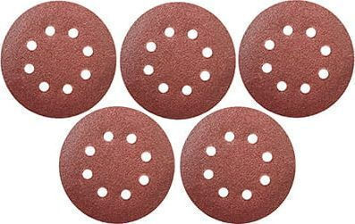 Δίσκος Λείανσης 40gr 125mm Velcro Σετ 5τμχ Dedra