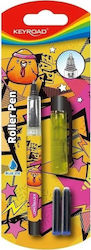 Στυλό Διαρκείας Keyroad Keyroad 0,7mm 2 Δωρεάν Ανταλλακτικά Blister Ποικιλία Χρωμάτων