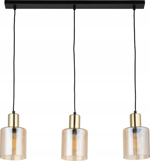 TK Lighting Hängelampe Gold mit Fassung E27