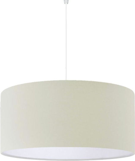 Pakketo PWL-1091 Κρεμαστό Φωτιστικό Μπεζ με Ντουί E27 38x38x21εκ.