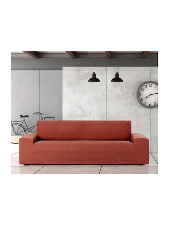 Eysa Troya Elastic Cover for Four Seater sofa C/9 Brick Red 1pcs F741499