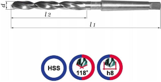 Abraboro Burghiu HSS pentru Metal 30mm