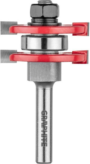 Graphite Маршрутизатор Карбид за Дърво 6.35мм x 41мм x 6.35мм