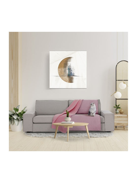 Eysa Ριχτάρι Πολυθρόνας 130x180εκ. Silver, C12 Pink