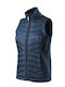 Softshell Γυναικείο Αμάνικο Μπουφάν Navy Μπλε