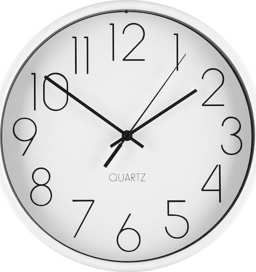 4living Wall Clock White Ø25cm