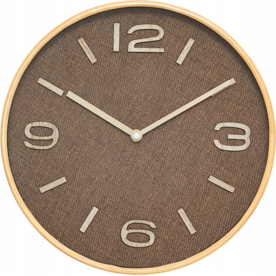 Atmosphera Wall Clock Brown Ø68cm
