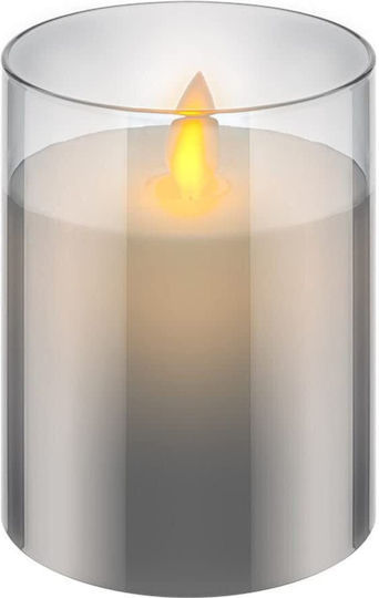 Goobay Dekorative Tischlampe LED Warmweiß Wachs-Politur