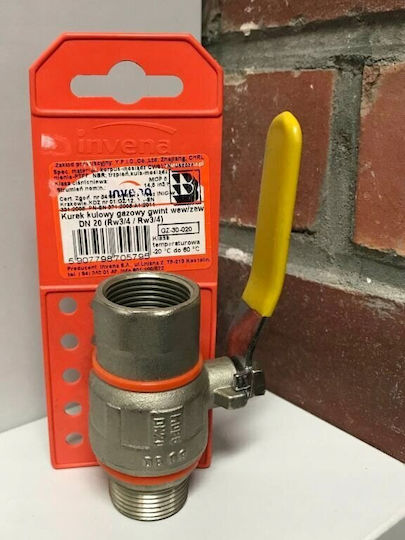 Invena Βαλβιδα Αεριου Dn-20 W Z