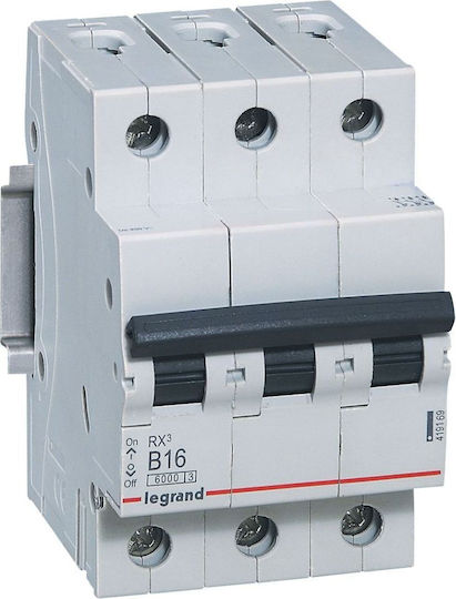 Legrand Dreipolig Schienenumschalter 400V 16A