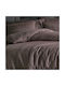 Pucioasa Pillowcase Set Brown 45x45cm.