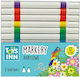 STNUX Acrylic Markers 1mm Multicolour 12pcs