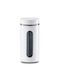 Zeller Vase General Use with Lid Metallic White 1200ml
