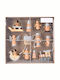 Home&Styling Collection Home Styling Collection Set aus 12 Holz-Weihnachtsspielzeugen