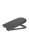 Toilet Seat Plastic Black