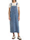 Women's Jumpsuit Denim Rinsed Blue