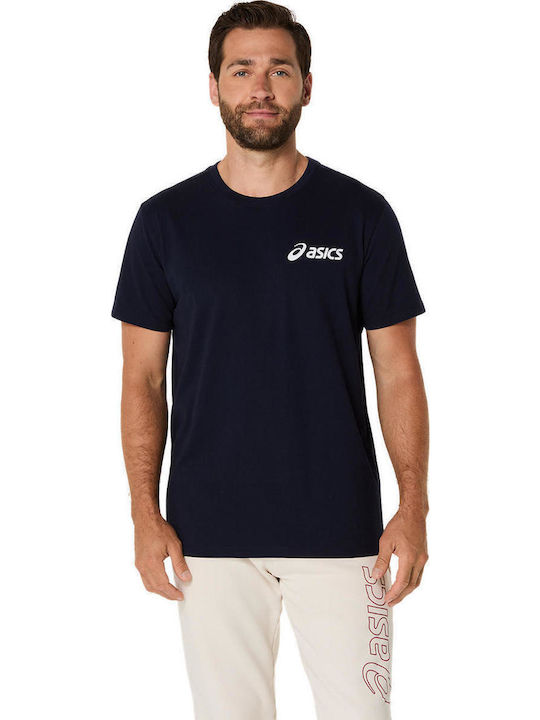 ASICS Αθλητικό T-shirt Navy Μπλε