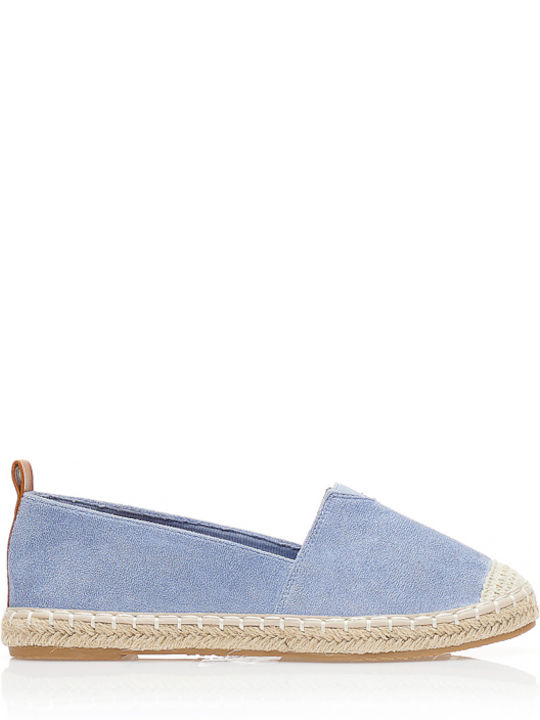 Women's Suede Espadrilles Blue