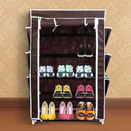 Stoff Schuhschrank 60x30x90cm