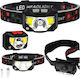 Lean Toys Stirnlampe LED IP65 mit maximaler Helligkeit 500lm