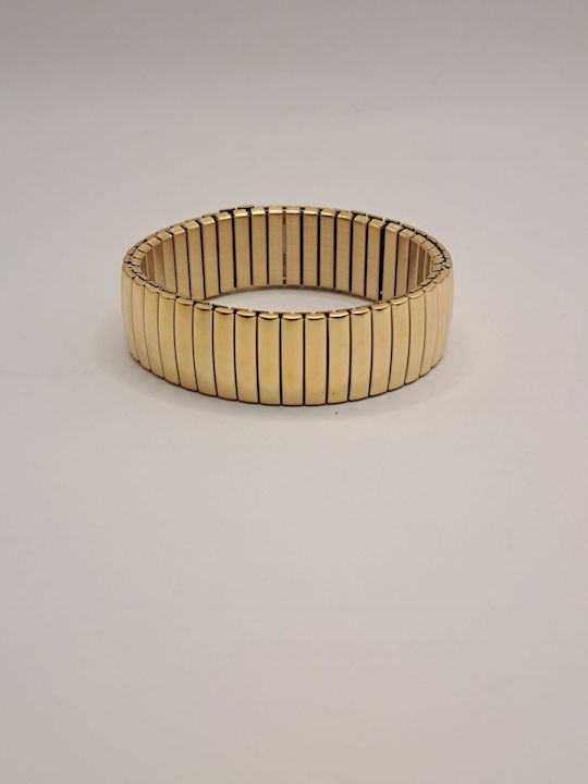 Damen Armband Handschellen aus Stahl Vergoldet