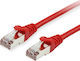 Equip S/FTP Cat.6 (Gigabit) Καλώδιο Δικτύου Ethernet 30m Κόκκινο