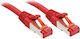 Lindy S/FTP Cat.6 Gigabit Ethernet Network Cable 1.5m Red