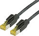 Draka S/FTP Cat.6a Ethernet Network Cable 2m Black 1pcs