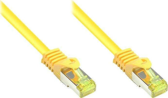 Good Connections S/FTP Cat.7 (10Gbps) Καλώδιο Δικτύου Ethernet 1m Κίτρινο