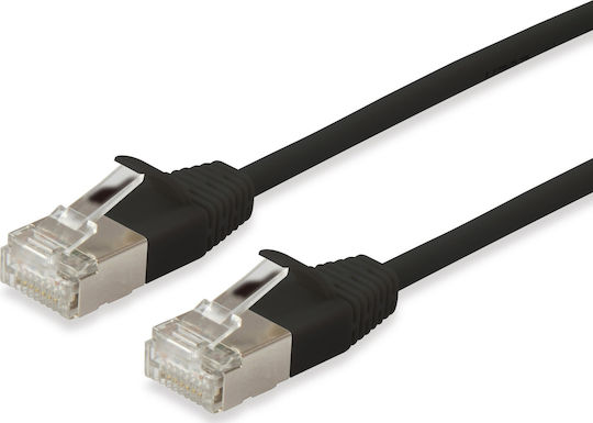 Equip F/FTP Cat.6a (Gigabit) Καλώδιο Δικτύου Ethernet 20m Μαύρο