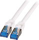 EFB S/FTP Cat.6a (Gigabit) Καλώδιο Δικτύου Ethernet 5m Λευκό