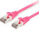 Equip S/FTP Кат.6 (Gigabit) Мрежов Кабел Ethernet 30м Розов