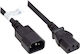 Alcasa IEC C14 / IEC C13 - IEC C14 / IEC C13 Cable 1m Black