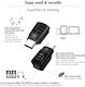 LogiLink Converter USB-C male to USB-C female 1pcs