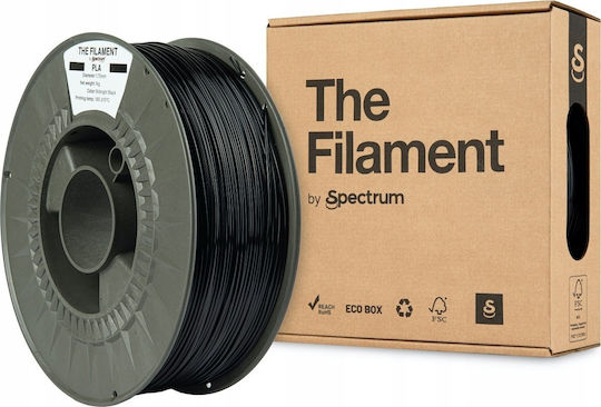 Spectrum PLA 3D Printer Filament 1.75mm midnight black 1kg 1τμχ (Spool)