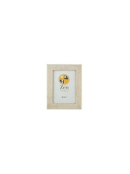 Zen Collection Κορνίζα Πλαστική με Λευκό Πλαίσιο