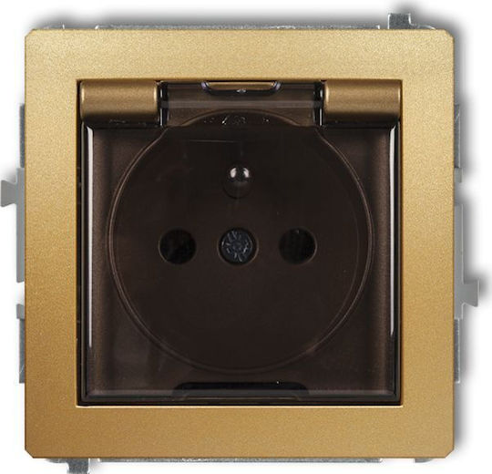 Karlik Power Socket Gold 1pcs