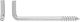 Lux Tools Vierkant-Schraubhaken mit Durchmesser M3.8mm 6Stück