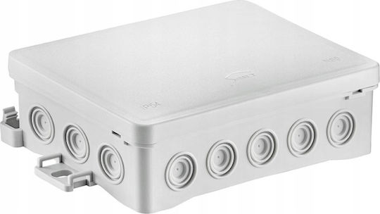 Simet Surface Mounted Electrical Box IP54 in Gray Color