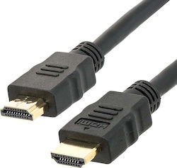 Techly HDMI 2.0 HDMI male - HDMI male 5m Μαύρο