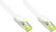 Good Connections S/FTP Cat.7 (10Gbps) Καλώδιο Δικτύου Ethernet 0.25m Λευκό