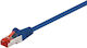 Goobay S/FTP Cat.6 Netzwerkkabel Ethernet 5m Blau