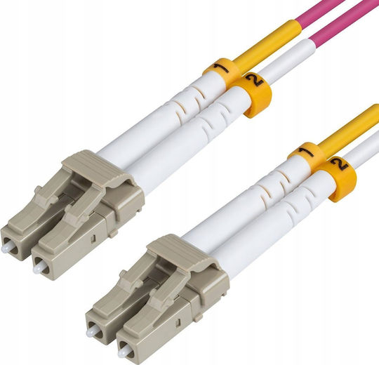 Microconnect Καλώδιο Οπτικής Ίνας LC/UPC-LC/UPC 30m Μωβ
