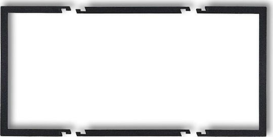 Karlik Switch Frame 2 Positions in Black Color 12DRW-2
