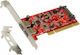 Exsys Κάρτα PCI σε θύρα USB 3.2