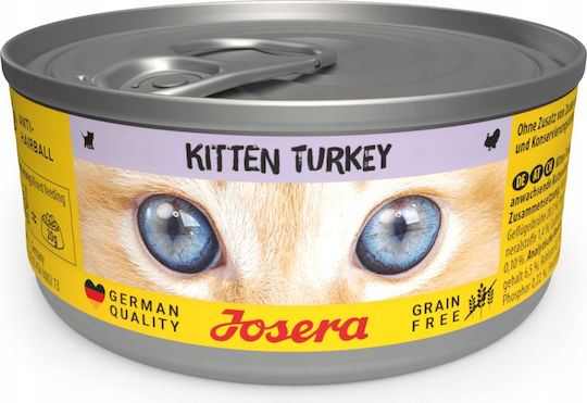 Josera Wet Food for Cats in Cans with Turkey 85gr